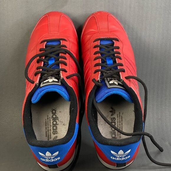 adidas Red and Blue Athletic Shoes - Picture 6 of 8